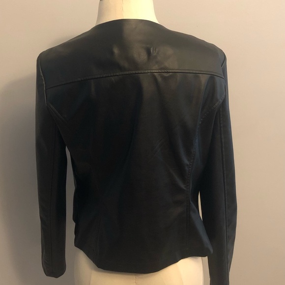 Petite faux leather jacket - Picture 2 of 5